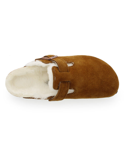 Birkenstock Boston Shearling Suede – EXCLUSIVE DNA