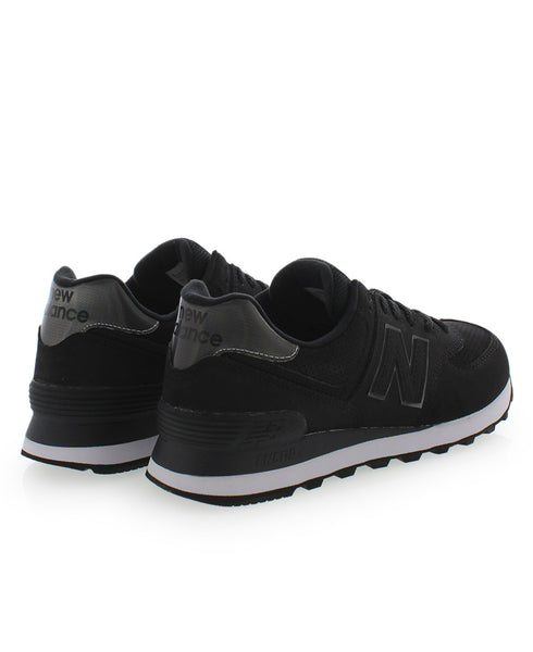 new balance 574 nubuck black